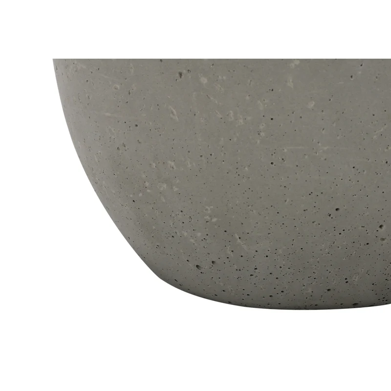 Monarch Specialties - Luminaire - 20 po H Lampe De Table - Béton Gris - Abat-Jour Ivoire / Crème - Contemporain