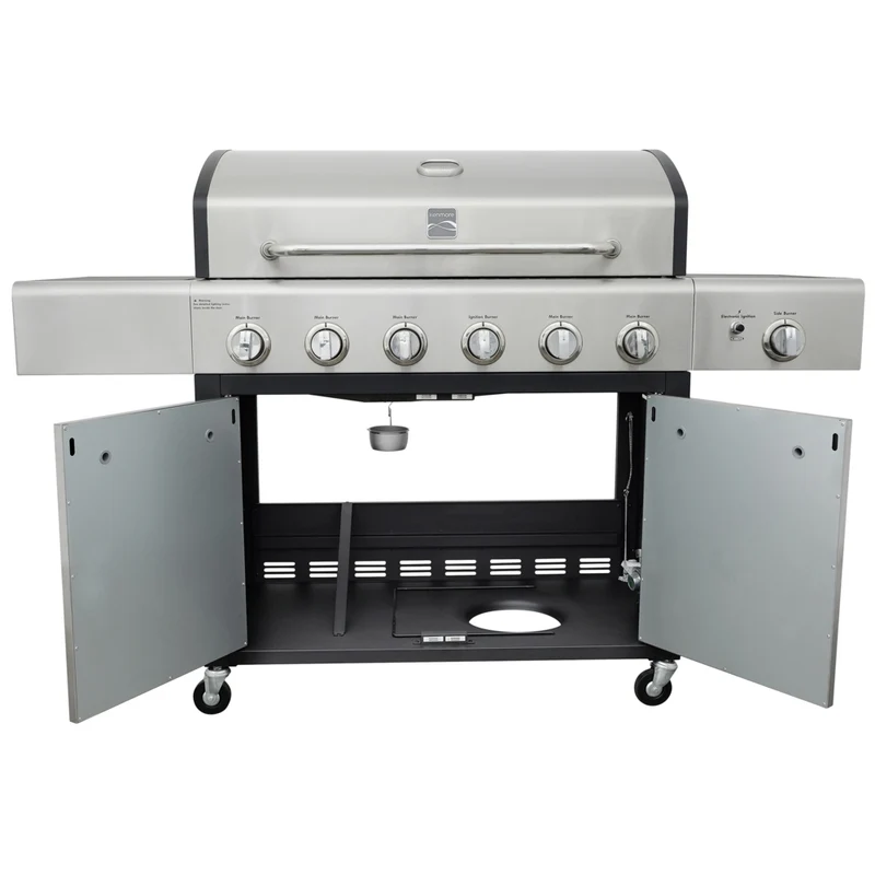 Kenmore - Barbecue au gaz XL à 6 brûleurs avec brûleur latéral
