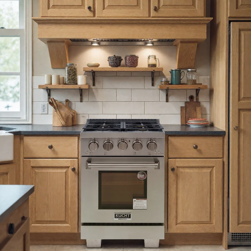 Kucht - 24 po Série KFX-X Cuisinière Pro Style au gaz propane - Acier inoxydable