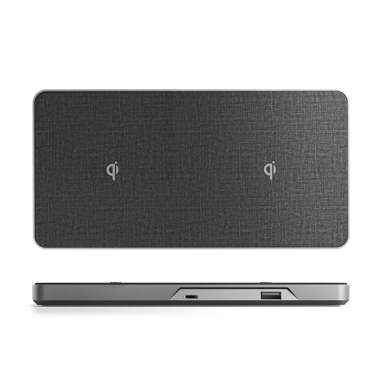 ALOGIC - Station de charge sans fil 3-en-1 Ultra Power - Double charge sans fil avec sortie de charge USB-A