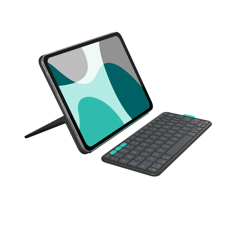 Logitech Flip Folio Keyboard Case for iPad 11/13 Pro (M4/M5) Air 13/11(M2/M3/M4)- Graphite