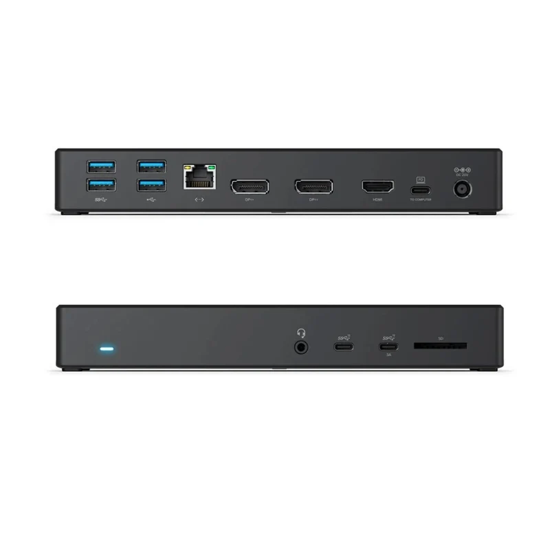 ALOGIC - Station d'accueil USB-C triple écran DP Alt. Mode - MA3 avec alimentation 100 W (chargement d'ordinateur portable) - 2 x DP et 1 x HDMI avec prise en charge jusqu'à 4K 60 Hz