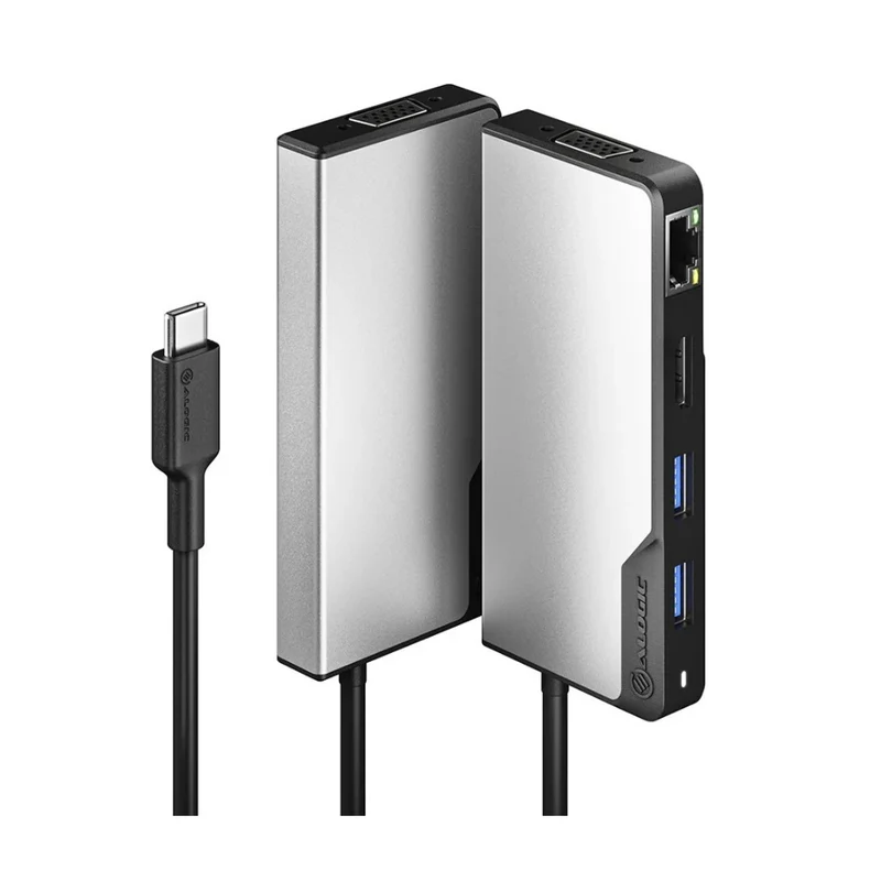 ALOGIC - Hub USB-C Fusion MAX 6 en 1 - Gris sidéral