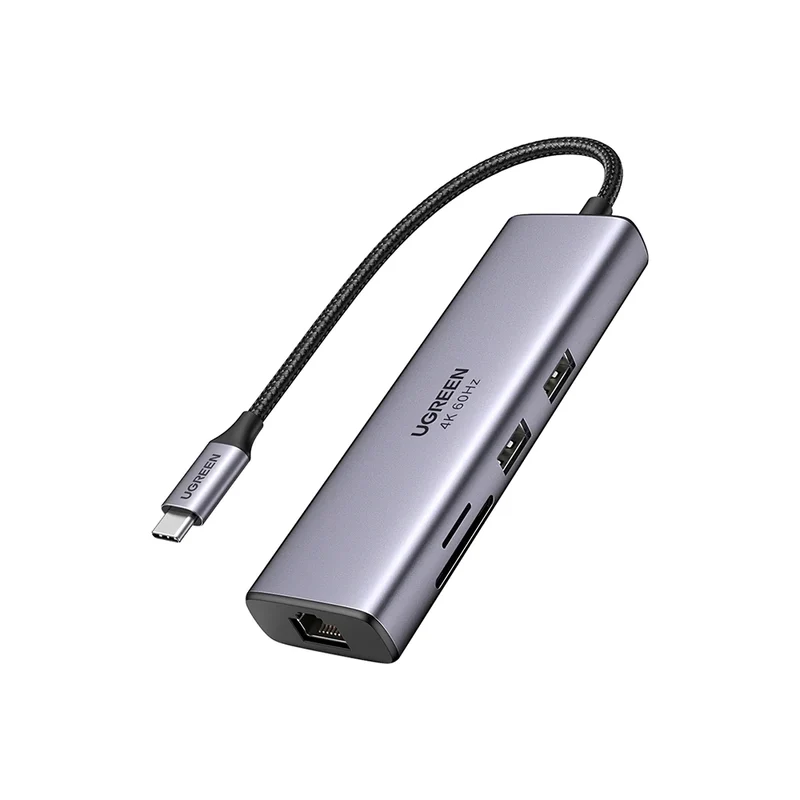 UGREEN - Hub USB-C HDMI 4K 7 en 1 Revodok