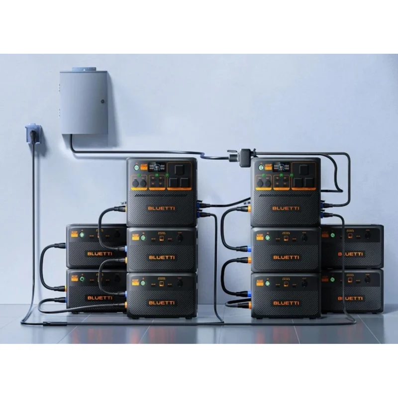 Bluetti Premium AC240P 2048Wh Portable Power Station with B210P Expanded Battery and SP200L Solar Panel Bundle