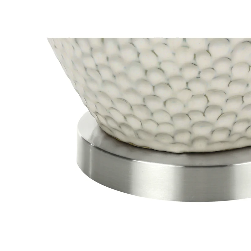 Monarch Specialties 28" H Contemporary Table Lamp - Cream Ceramic / Ivory / Cream Shade