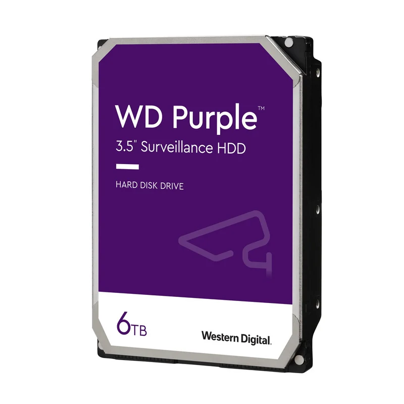 Western Digital - Disque dur Purple Surveillance 3,5 po - 6 To