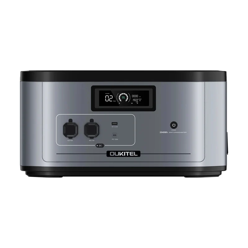Oukitel - B2000 2048Wh Batterie d'extension et station d'alimentation avec entrée solaire 200 W