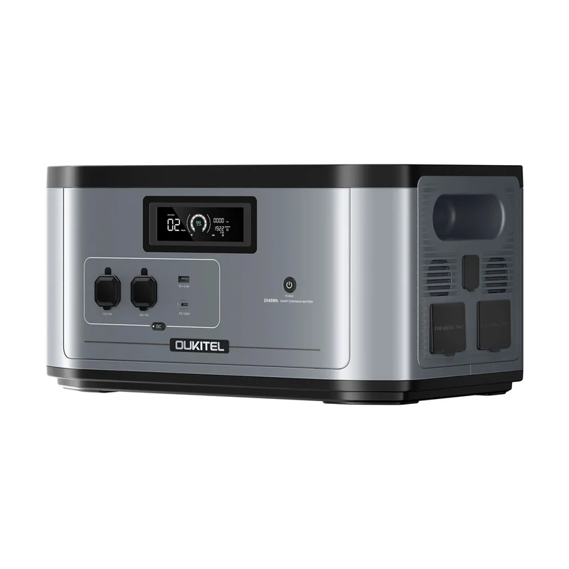 Oukitel - B2000 2048Wh Batterie d'extension et station d'alimentation avec entrée solaire 200 W