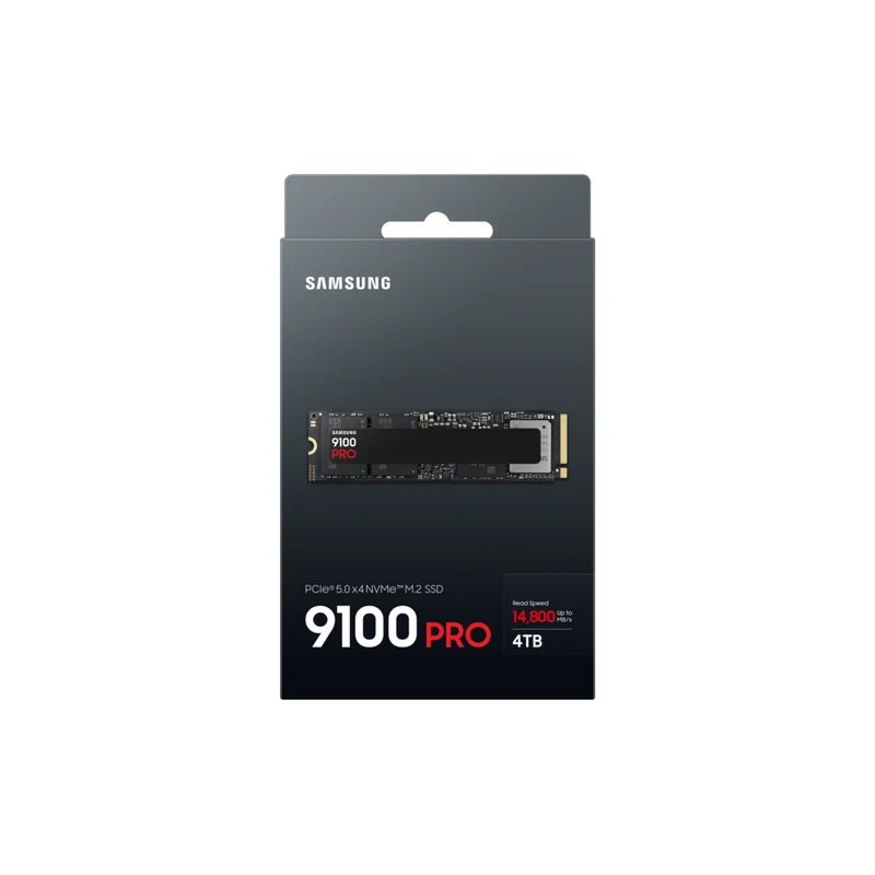 Samsung 9100 Pro Series PCIe Gen5. X4 NVMe 2.0 - 4 TB - BLACK
