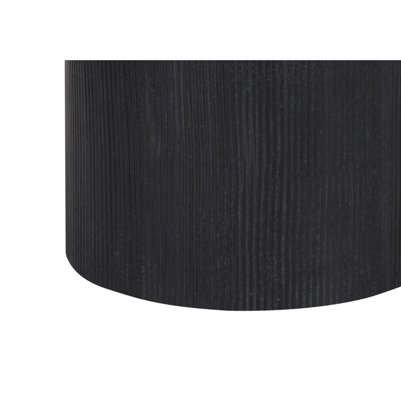 Monarch Specialties - Luminaire - 24 po H Lampe De Table - Béton Noir - Abat-Jour Ivoire / Crème - Moderne