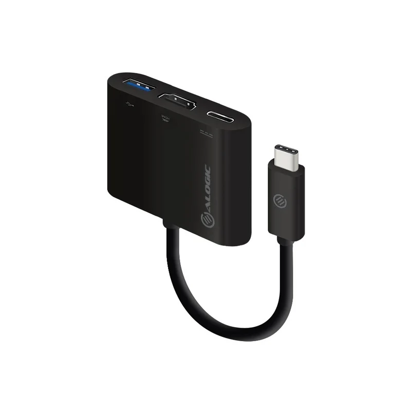 ALOGIC - Adaptateur multiport USB-C 4K HDMI avec alimentation 60 W
