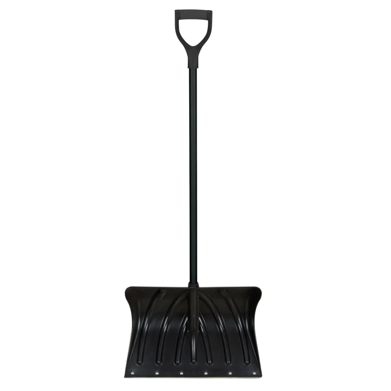 Aurora Tools - Pelle à neige en poly avec bande d'usure en acier - Lame Polypropylène - Largeur 19-3/4 po - Prise en D - Paquet de 2