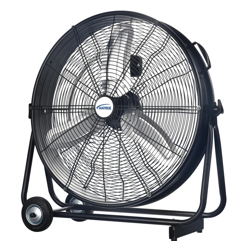 Matrix Industrial 24" Light Industrial Direct-Drive Slim Drum Fan