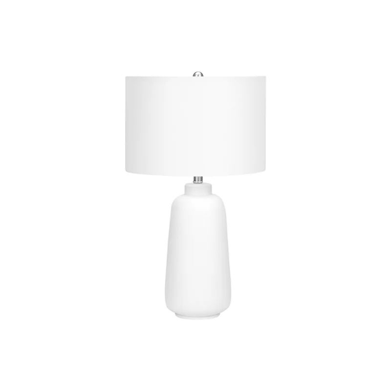 Monarch Specialties 26" H Table Lamp - Cream Ceramic / Ivory / Cream Shade