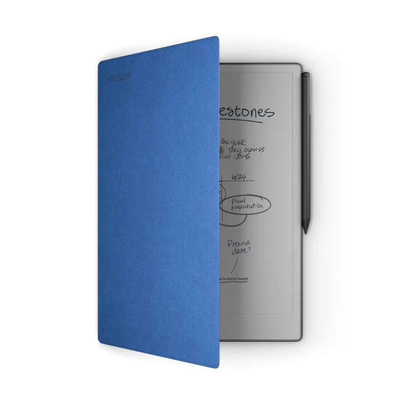 reMarkable Mosaic Weave Book Folio for Paper Pro Tablets - Cobalt
