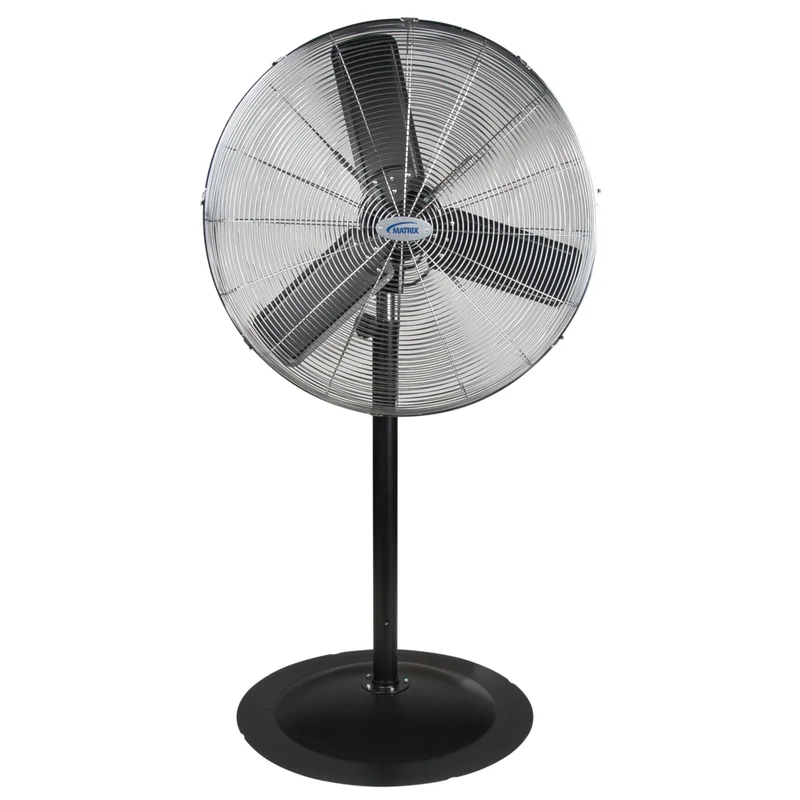 Matrix Industrial 26" 1/4-HP Non-Oscillating Pedestal Fan