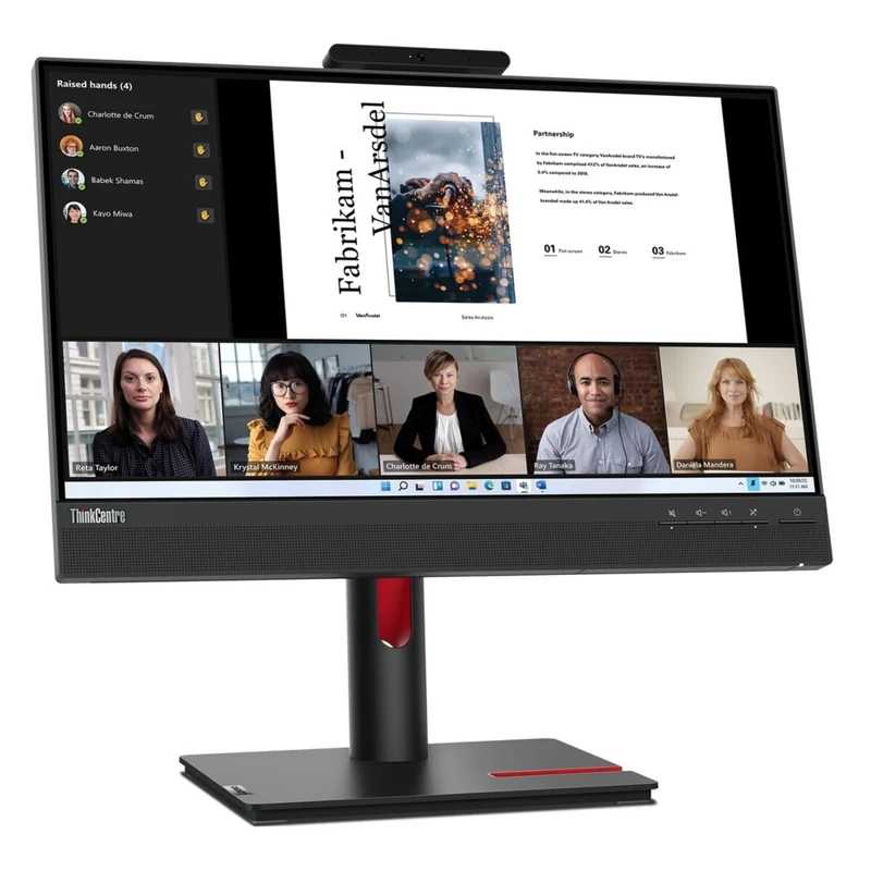 Lenovo ThinkCentre Tiny-In-One 22 Gen 5 21.5" IPS WLED Touch Monitor - 12N9GAR1US