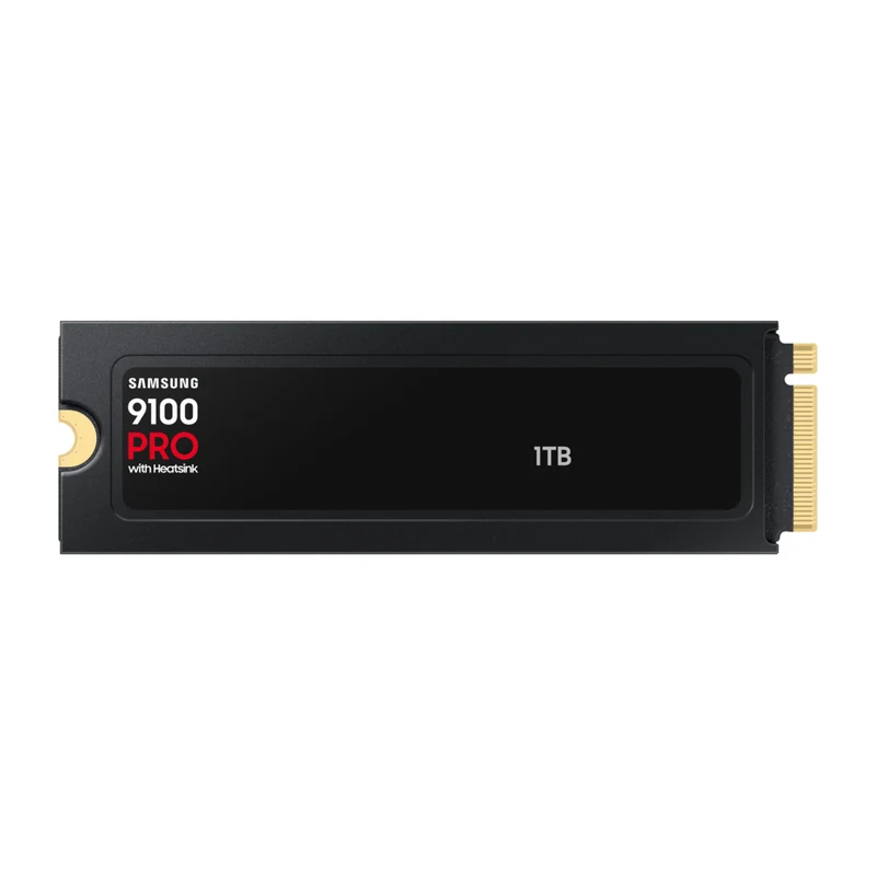 Samsung 9100 Pro with Heatsink PCIe Gen5. X4 NVMe 2.0 - 1 TB - BLACK