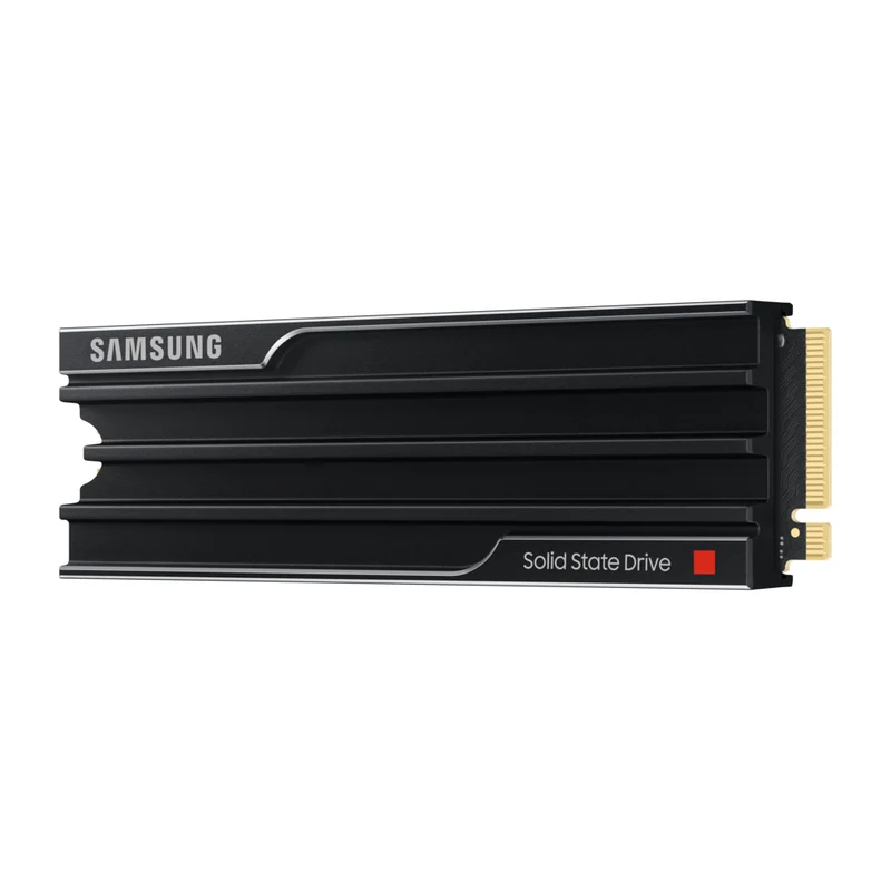 Samsung 9100 Pro with Heatsink PCIe Gen5. X4 NVMe 2.0 - 1 TB - BLACK