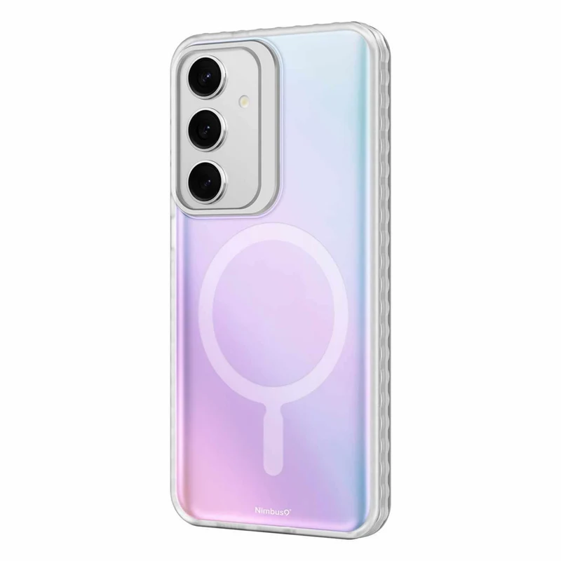 Nimbus9 - Coque Stratus 2 compatible MagSafe pour Samsung Galaxy S25+ - Givre transparent