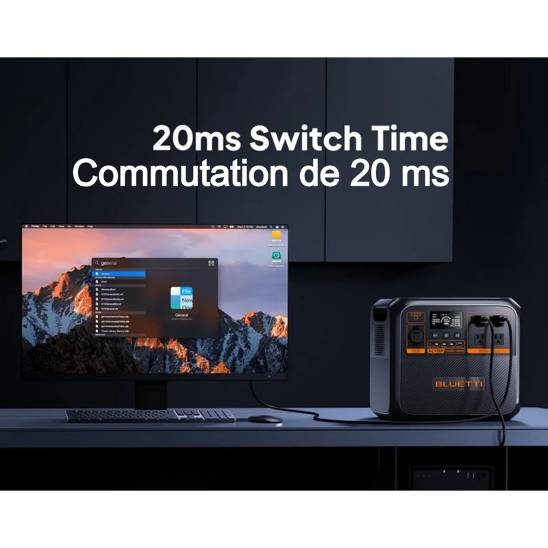 Bluetti - Centrale électrique portative Premium Série AC180P et panneau solaire SP200L