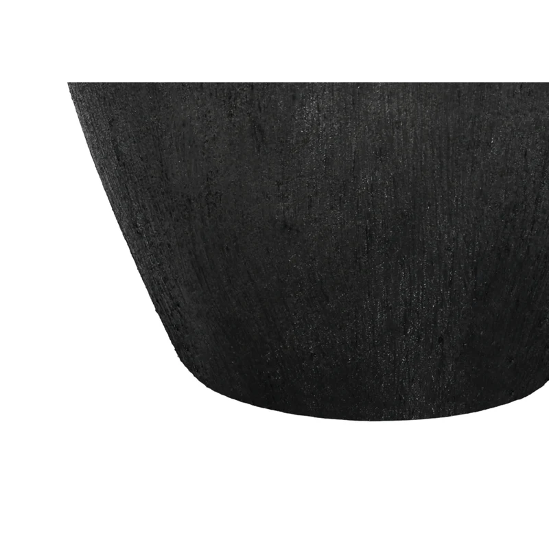 Monarch Specialties - Luminaire - 24 po H Lampe De Table - Céramique Noire - Abat-Jour Ivoire / Crème - Moderne