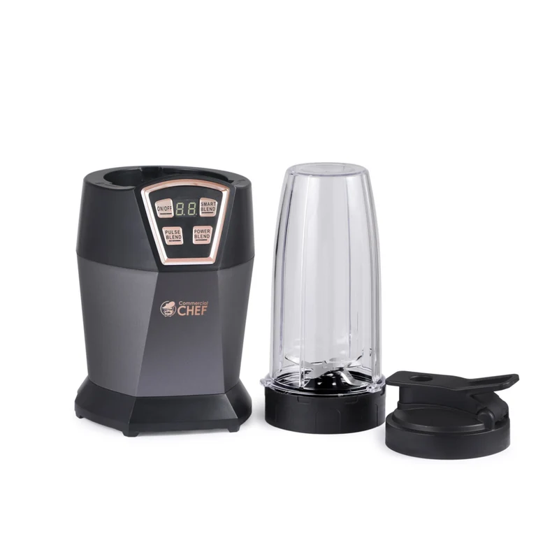 Commercial Chef - Mixeur personnel avec 6 lames en acier inoxydable