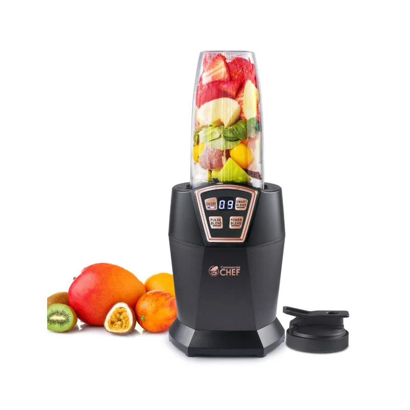 Commercial Chef - Mixeur personnel avec 6 lames en acier inoxydable