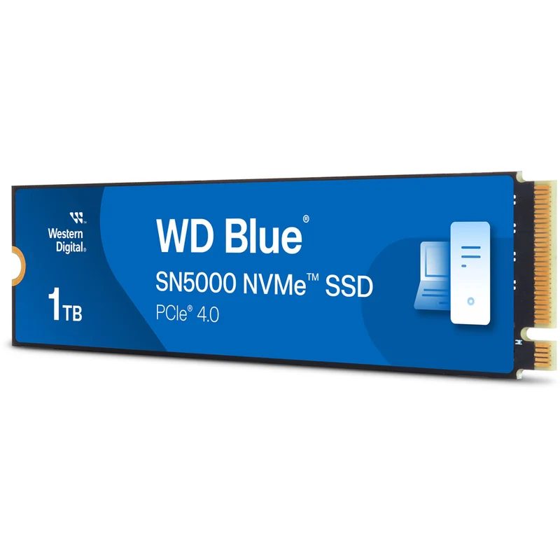 Western Digital - Disque SSD interne NVMe PCIe Gen 4 x4 WD Blue SN5000 1 To