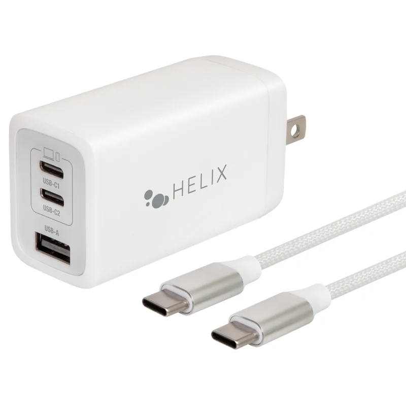 Helix 67W USB-C Laptop charger with 6' USB-C Cable