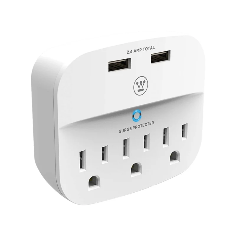 Westinghouse - Surtension murale 3 USB