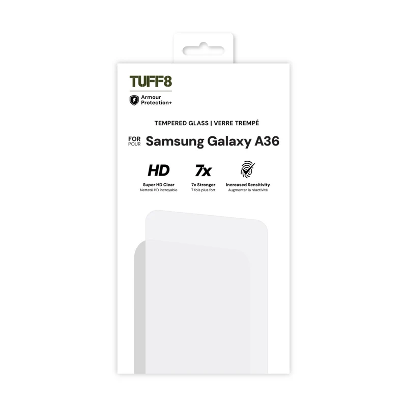 TUFF8 - Samsung Galaxy A36 - Verre Trempé