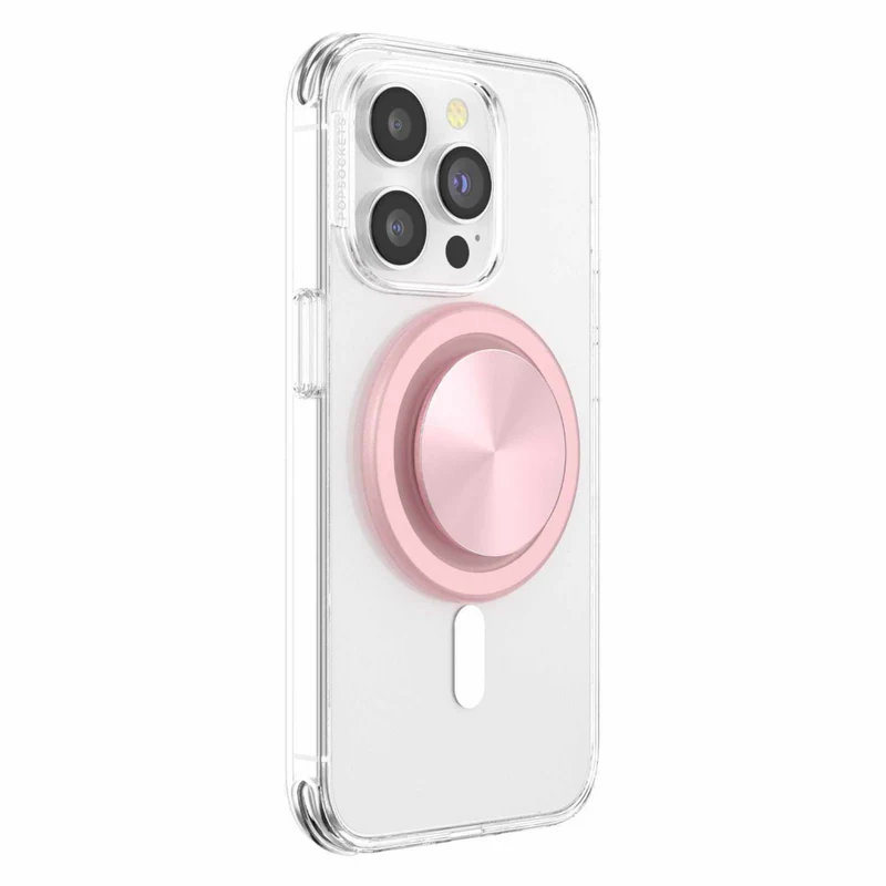 PopSockets - PopGrip pour MagSafe rond avec anneau adaptateur Pinky