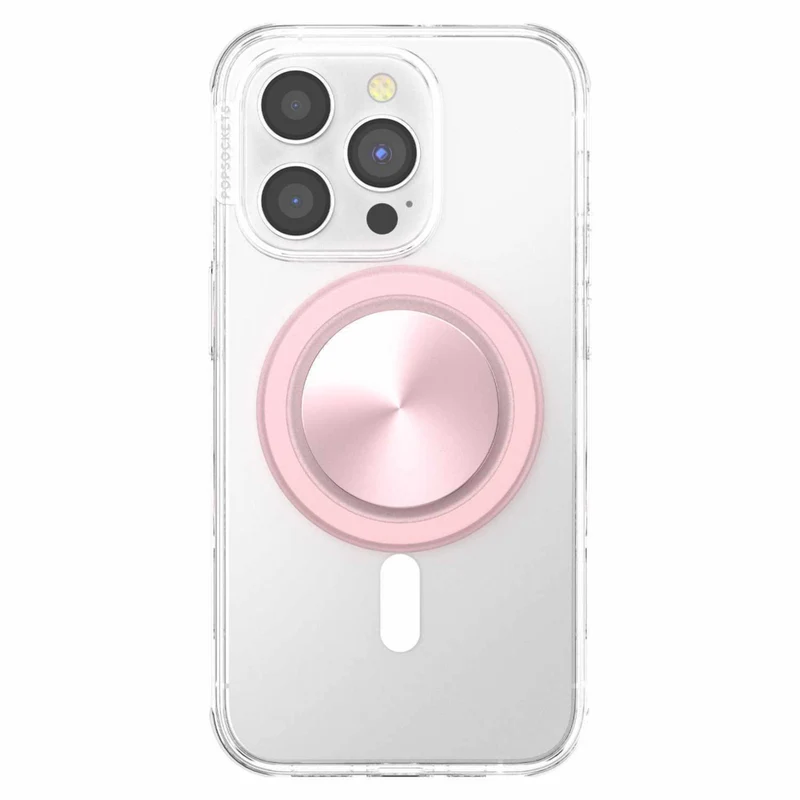 PopSockets - PopGrip pour MagSafe rond avec anneau adaptateur Pinky