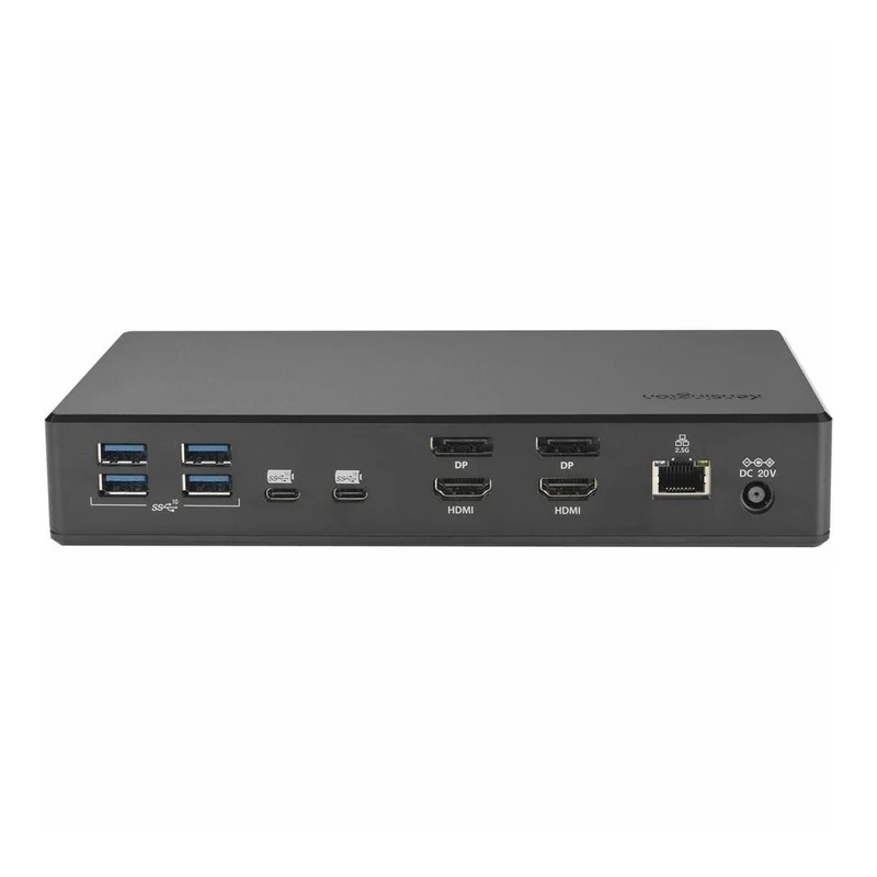 Kensington SD4880P EQ USB-C 10Gbps Quad Video 17-in-1 Driverless Dock - 100W PD - DP/HDMI - Window