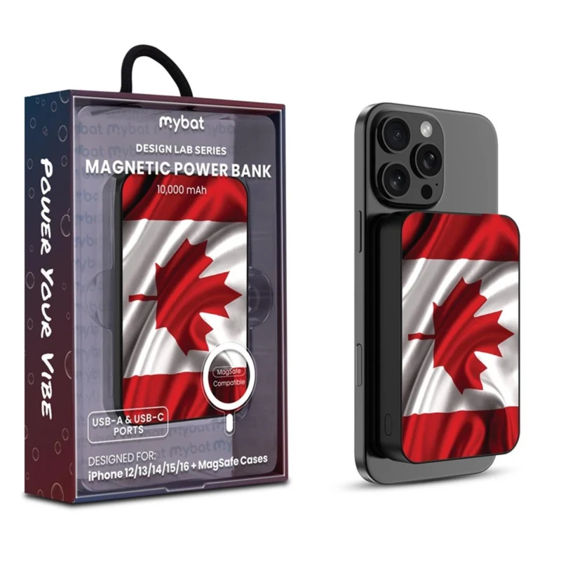 MyBat Pro 10000mAh 20W Power Bank - Canada Flag