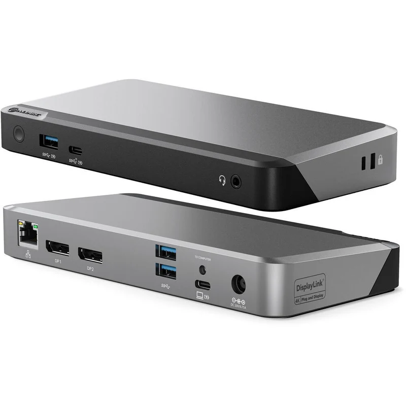 ALOGIC DX2 Dual 4K Display Universal Docking Station with 100W Power Delivery