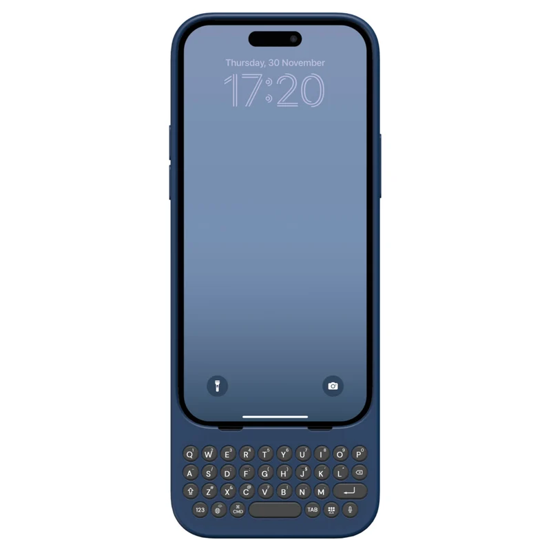 Clicks Keyboard Phone Case for iPhone 15 - Royal Ink