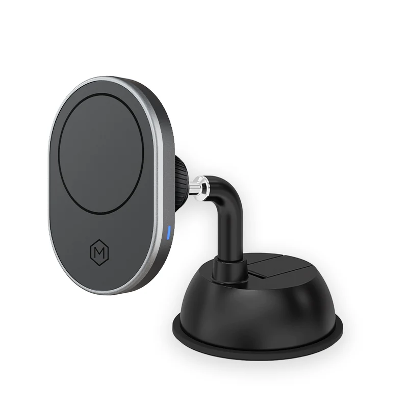 Mighty Mount MagSafe 15W Wireless Charger Mount - 360° Dash & Windshield Base