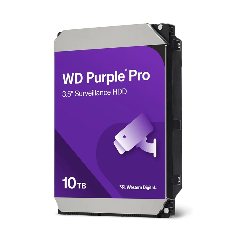 Western Digital - Disque dur Purple Surveillance 3,5 po - 10 To