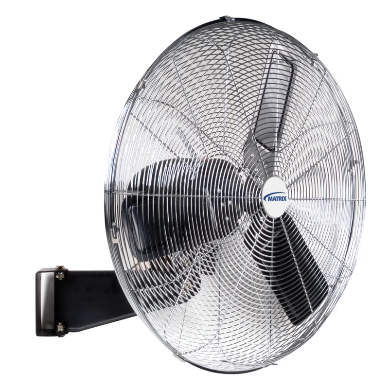 Matrix Industrial 30" 1/3-HP Non-Oscillating Wall Fan