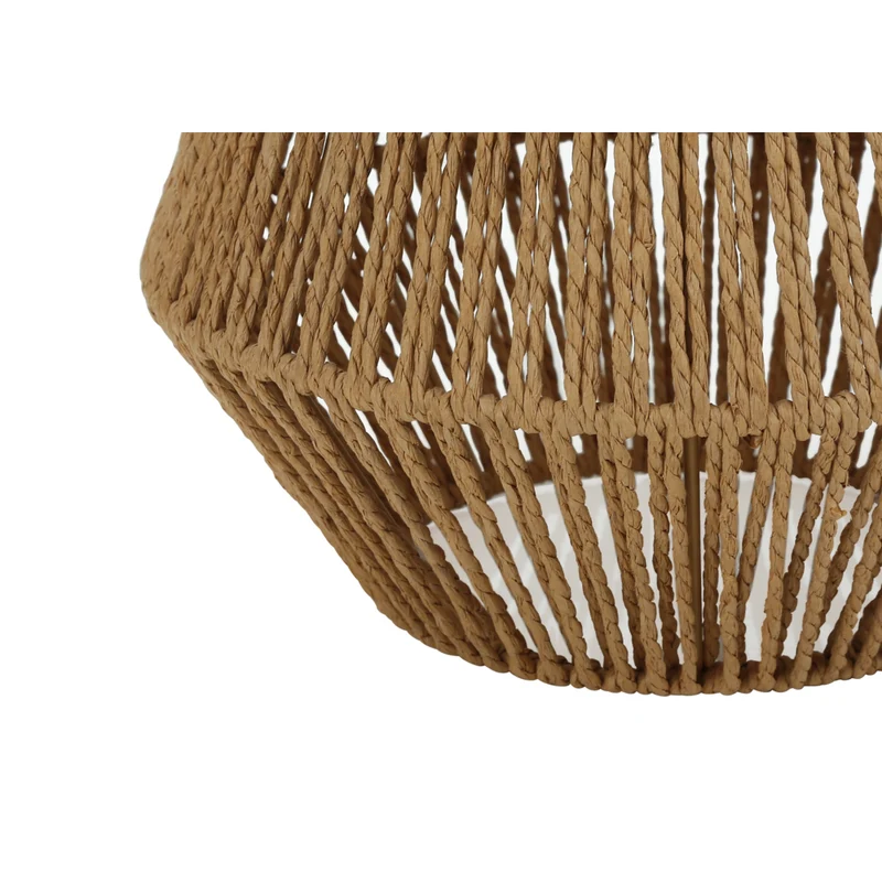 Monarch Specialties - Luminaire - 22 po H Lampe De Table - Cordage Brun - Abat-Jour Beige - Transitionnel