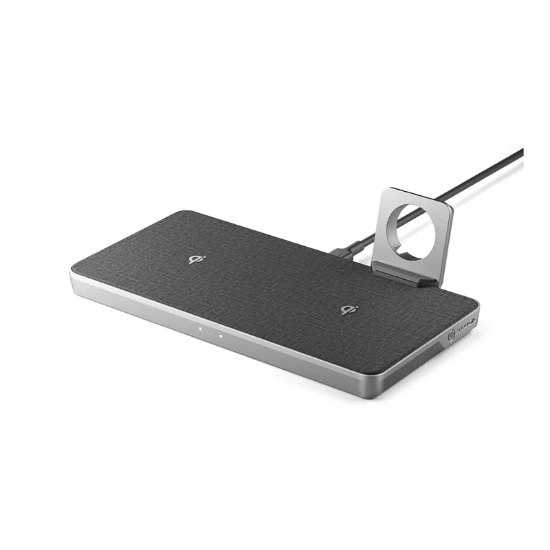 ALOGIC - Station de charge sans fil 3-en-1 Ultra Power pour iPhone et AirPods avec support de chargeur pour Apple Watch