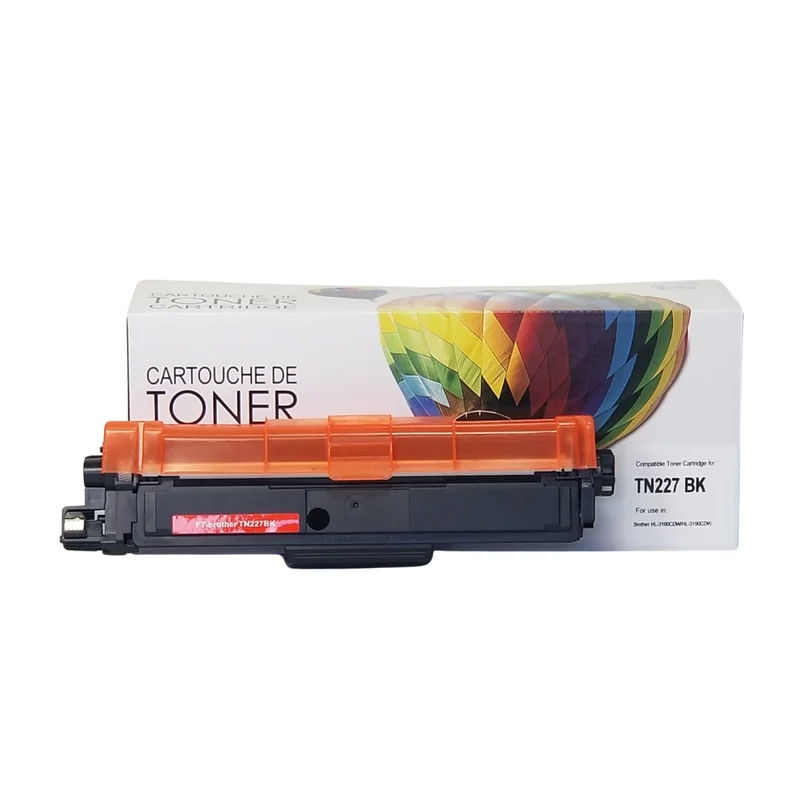 Balloon Brand TN227BK Compatible Brother Toner Cartridge - High Yield - Black