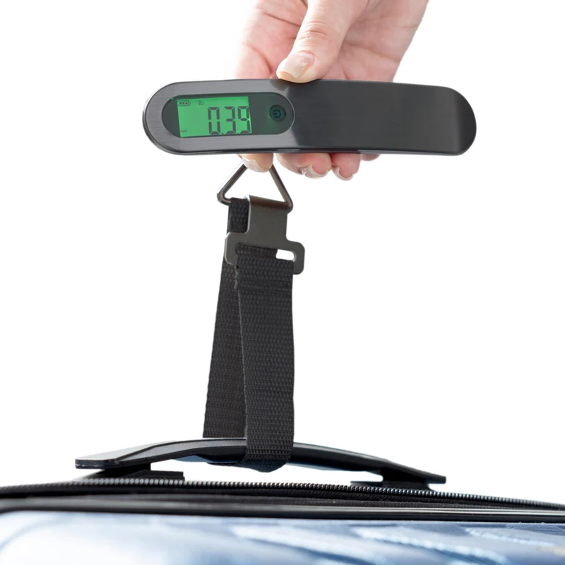 Travelon - Pèse-bagages rechargeable, Transit - Noir