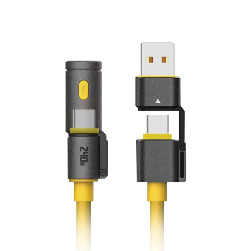 Helix 240 W 4-in-1 USB-C Cable with Flashlight