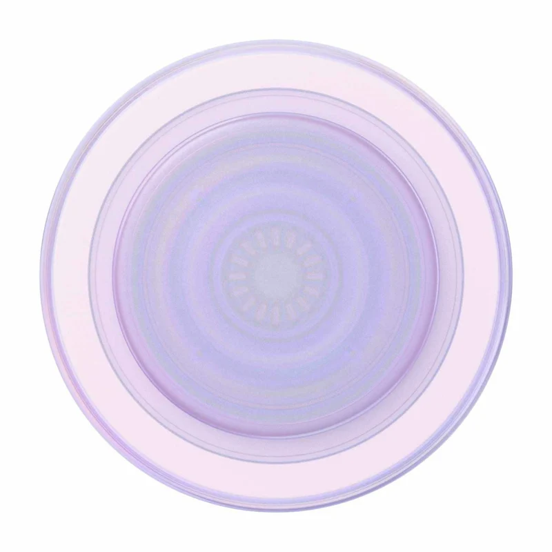 PopSockets - PopGrip pour MagSafe rond avec anneau adaptateur Opalescent Clear