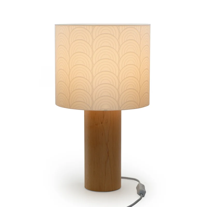 Decent Living Wooden Maple Table Lamp - Cloud