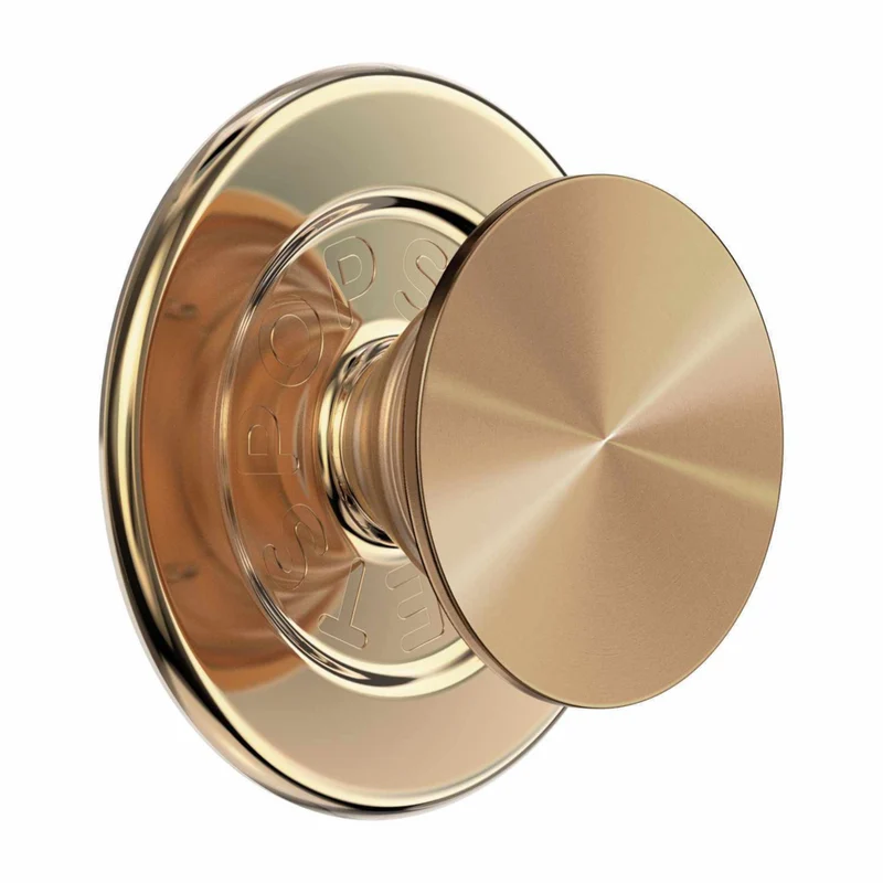 PopSockets - PopGrip pour MagSafe rond avec anneau adaptateur Radial Gold
